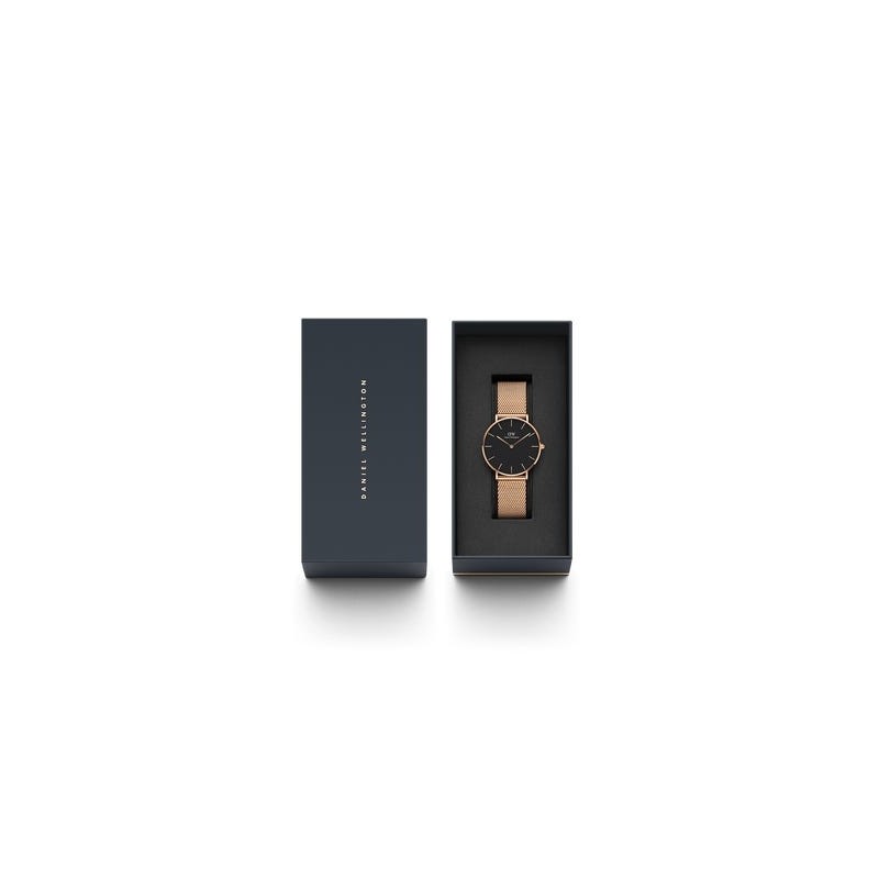 Montre femme acier doré rose Daniel Wellington