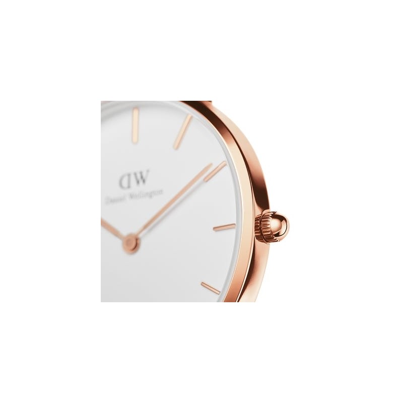 Montre Femme Daniel Wellington en acier doré rose