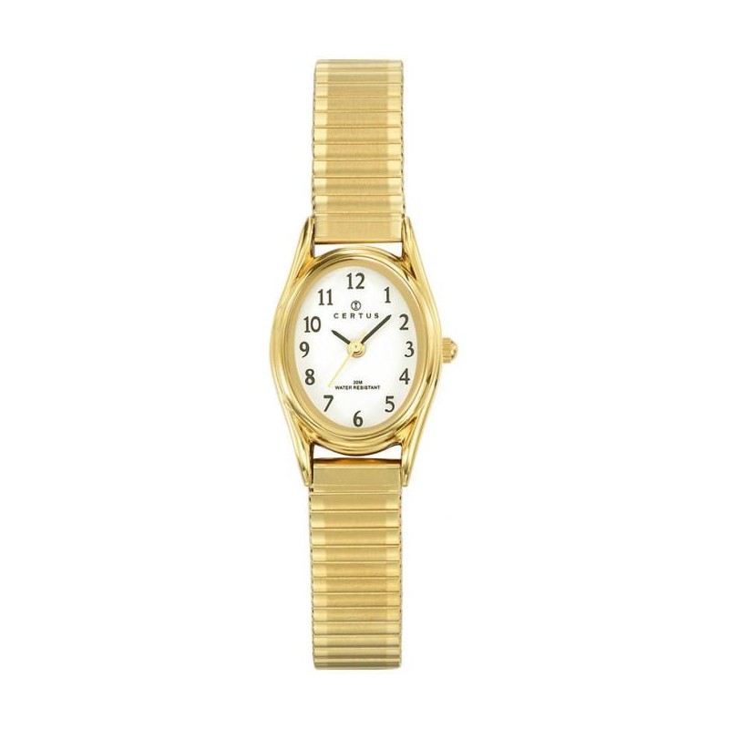 Montre femme Certus acier doré bracelet métal
