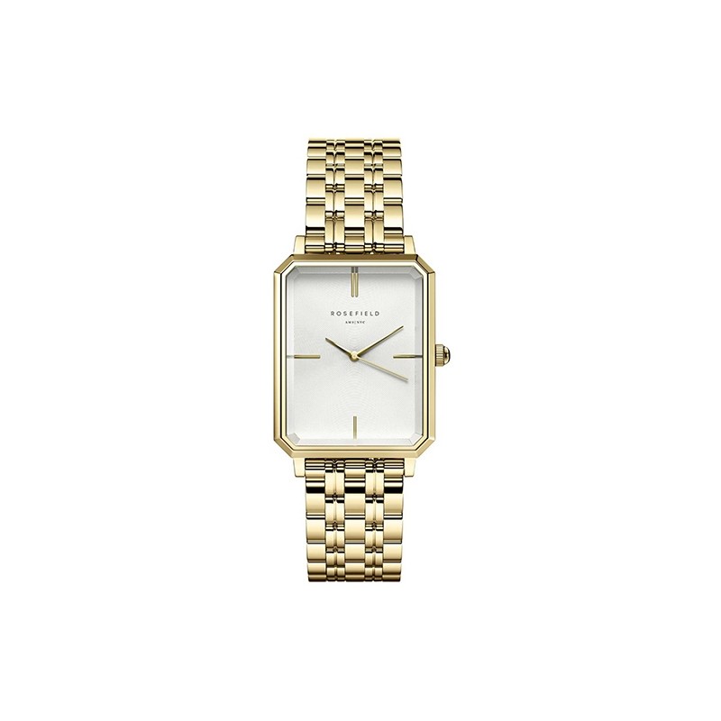 Montre femme Rosefield acier doré bracelet à maillons