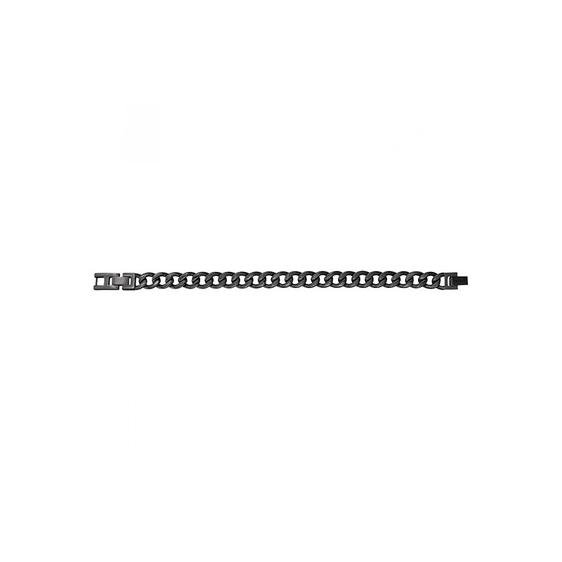 Bracelet Phebus maille gourmette homme acier noir