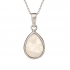 Pendentif argent 925/000 rodhié et Labradorite forme goutte