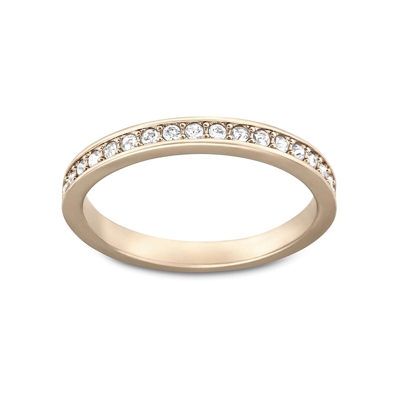 bague swarovski Rare doré rose