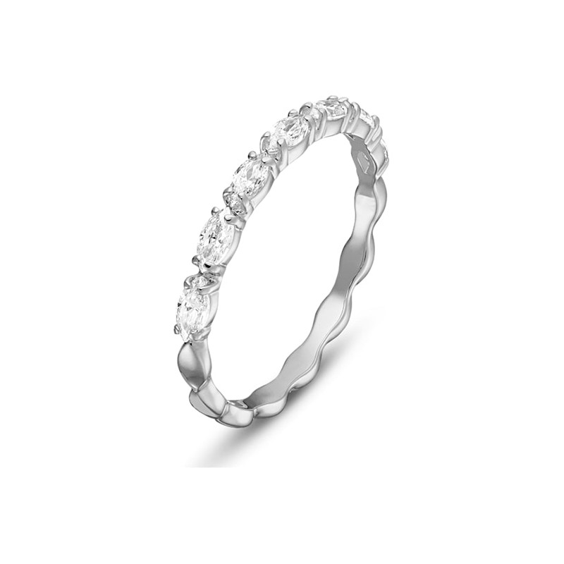 bague Vittore Marquise swarovski argenté