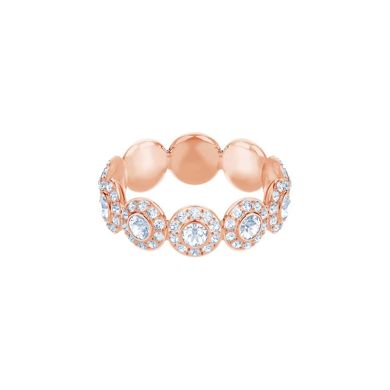 bague Angelic swarovski doré rose