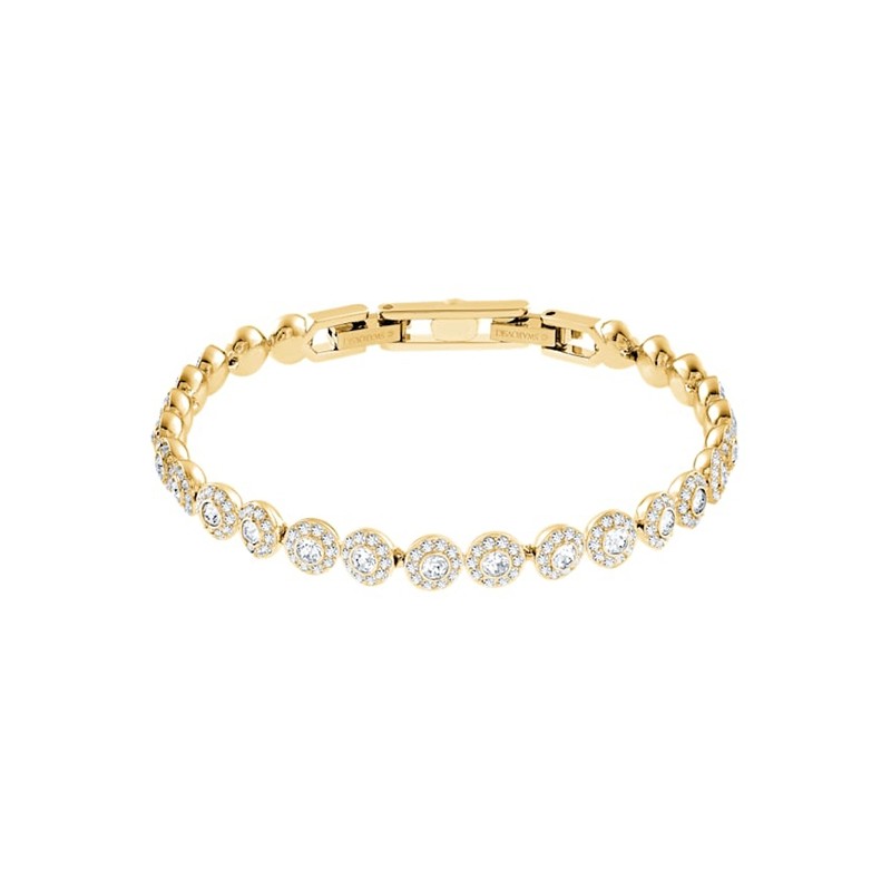 bracelet swarovski métal doré