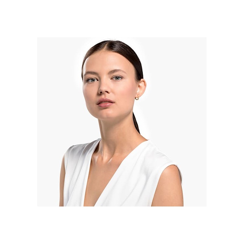 Créoles Vittore swarovski métal doré 