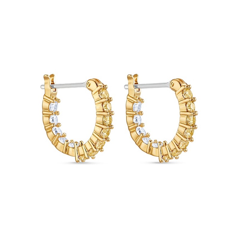 Créoles Vittore swarovski métal doré 