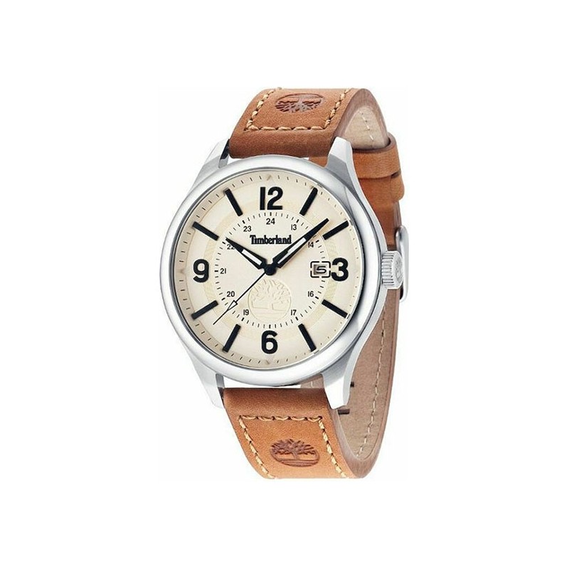 Montre Homme Timberland Blake cuir camel 