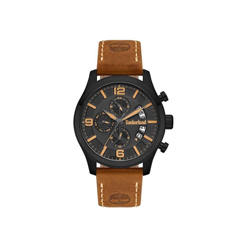 Montre Homme Timberland Blake cuir marron 