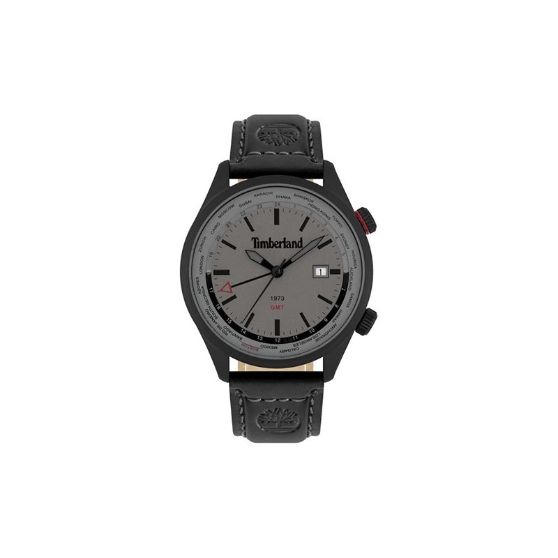 Montre Homme Timberland Malden cuir noir 