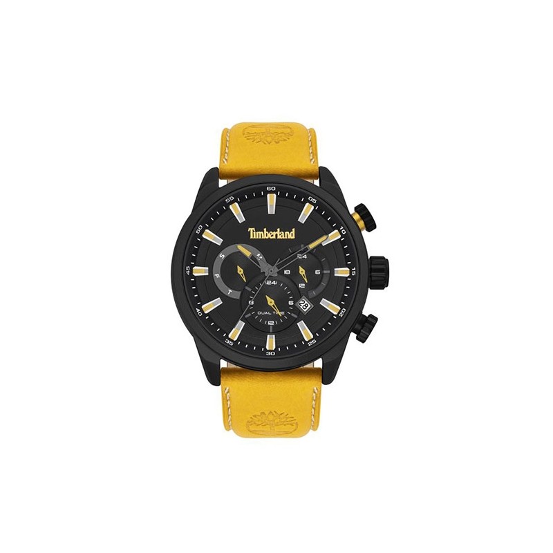 Montre Homme Timberland Millway Noire et Jaune