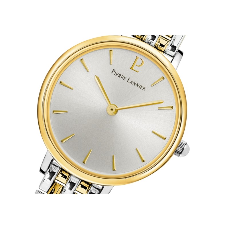 Montre acier Bicolore doré et argenté Pierre Lannier 