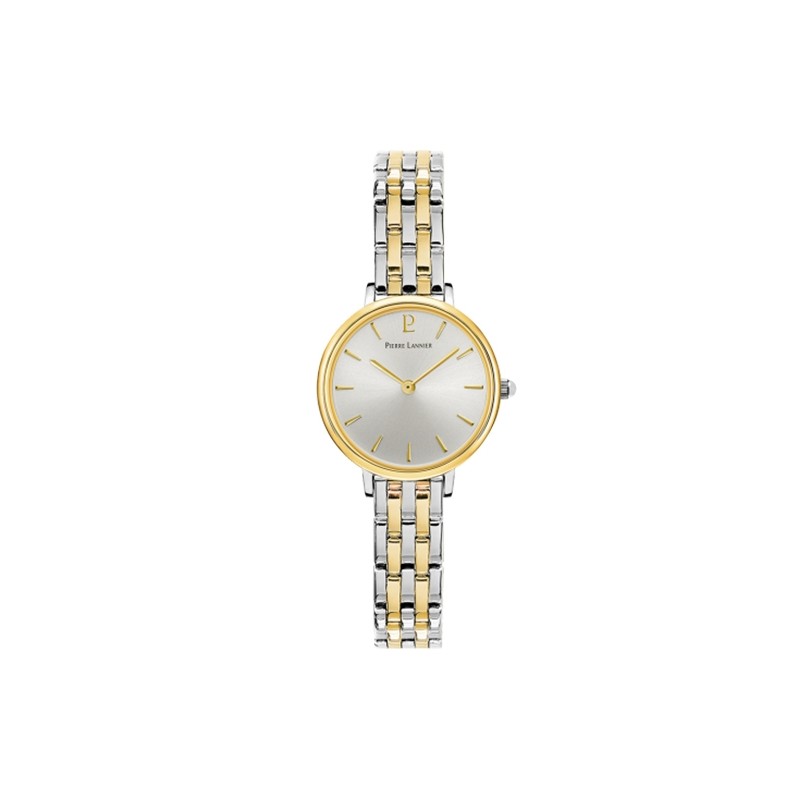 Montre acier Bicolore doré et argenté Pierre Lannier 