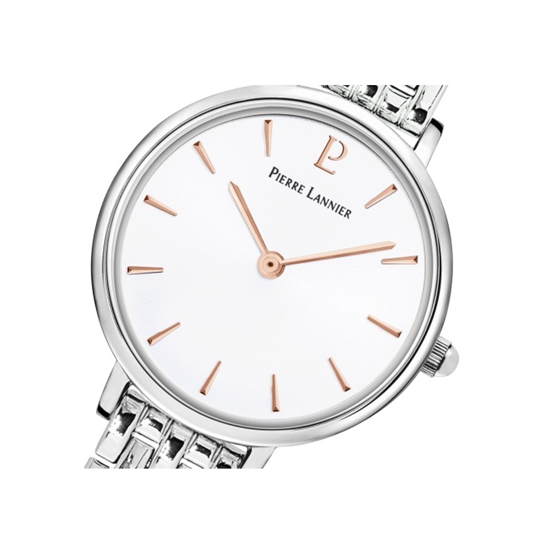 Montre acier argenté Pierre Lannier 