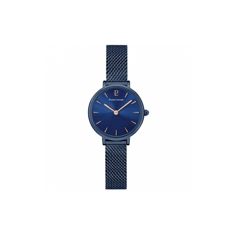 Montre Femme Pierre LANNIER en acier bleu