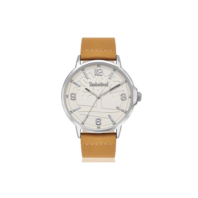 Montre Homme Timberland Glencove cuir camel 