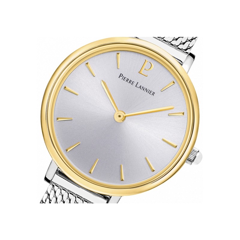 Montre acier Bicolore doré et argenté Pierre Lannier 