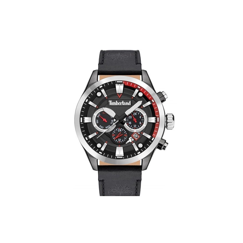Montre Homme Timberland Tidemark noire et rouge