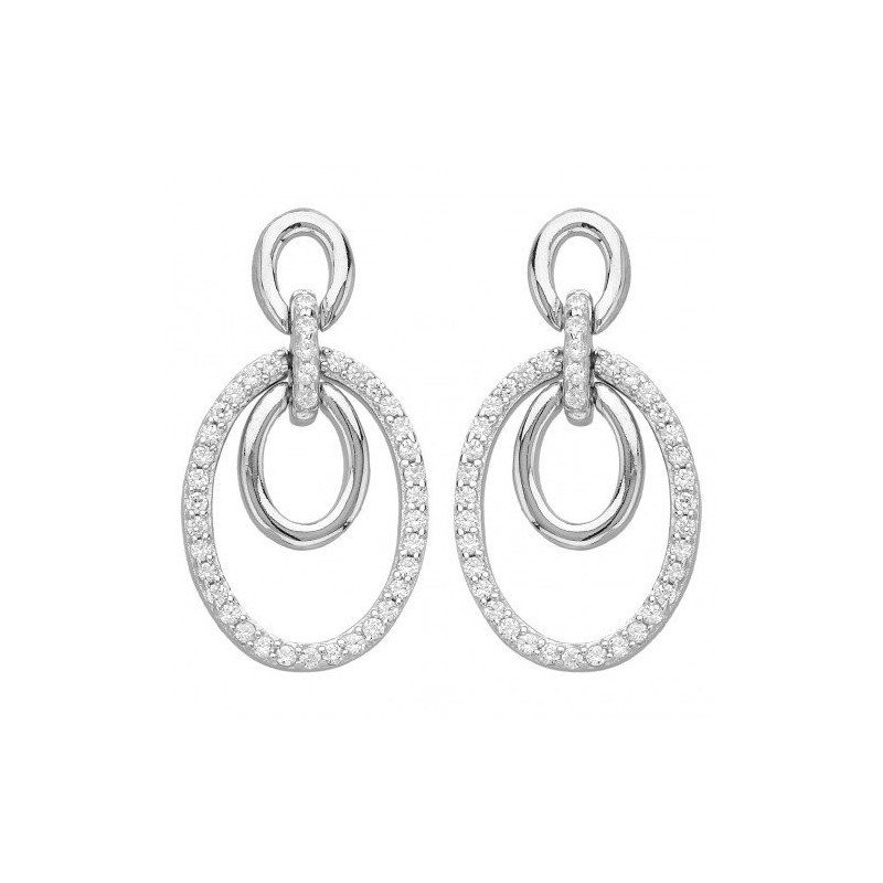 boucles d'oreilles argent femme Phebus 