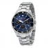 Montre Sector Homme bracelet argenté et bleu