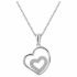 Collier femme Phebus argent 925/000 pendantif coeur