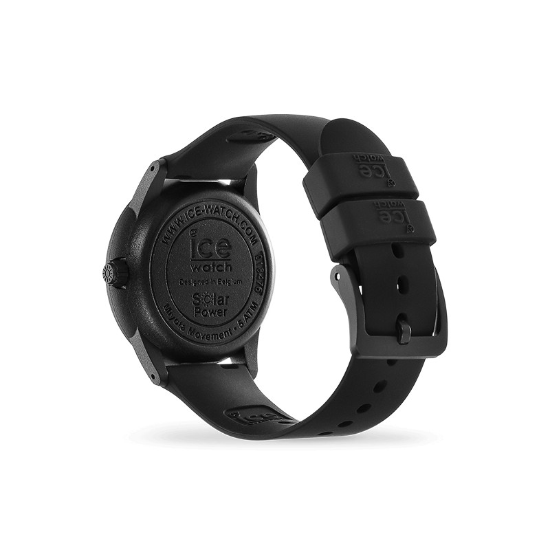 Montre Solar Power Black rose-Gold Ice-Watch Small