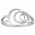 Bague argent femme phebus solitaire