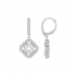 Boucles d'oreilles dormeuses en argent CHARLES GARNIER