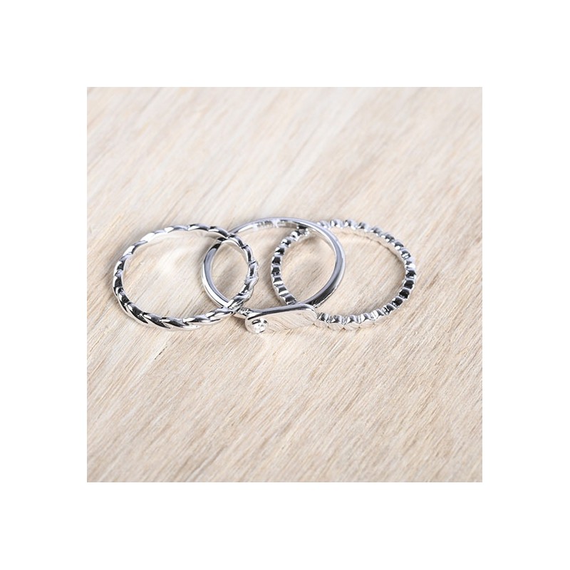 Bague addict argent 925/000 rhodié et diamant de la marque La Garçonne