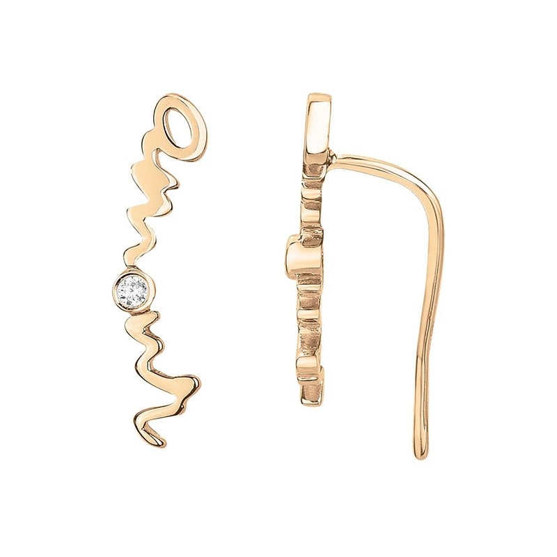 Boucles d'oreilles 'toi, mon amour"