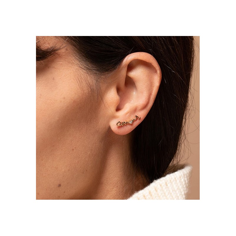 Boucles d'oreilles 'toi, mon amour"