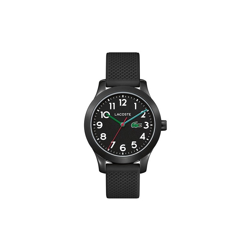 Montre Garçon noire Lacoste silicone 