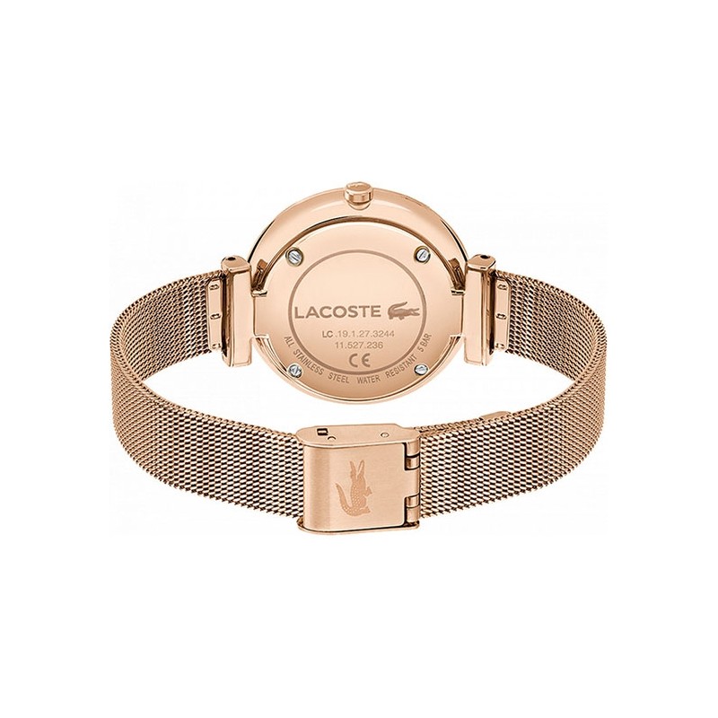 Montre Femme Lacoste Geneva dorée rose