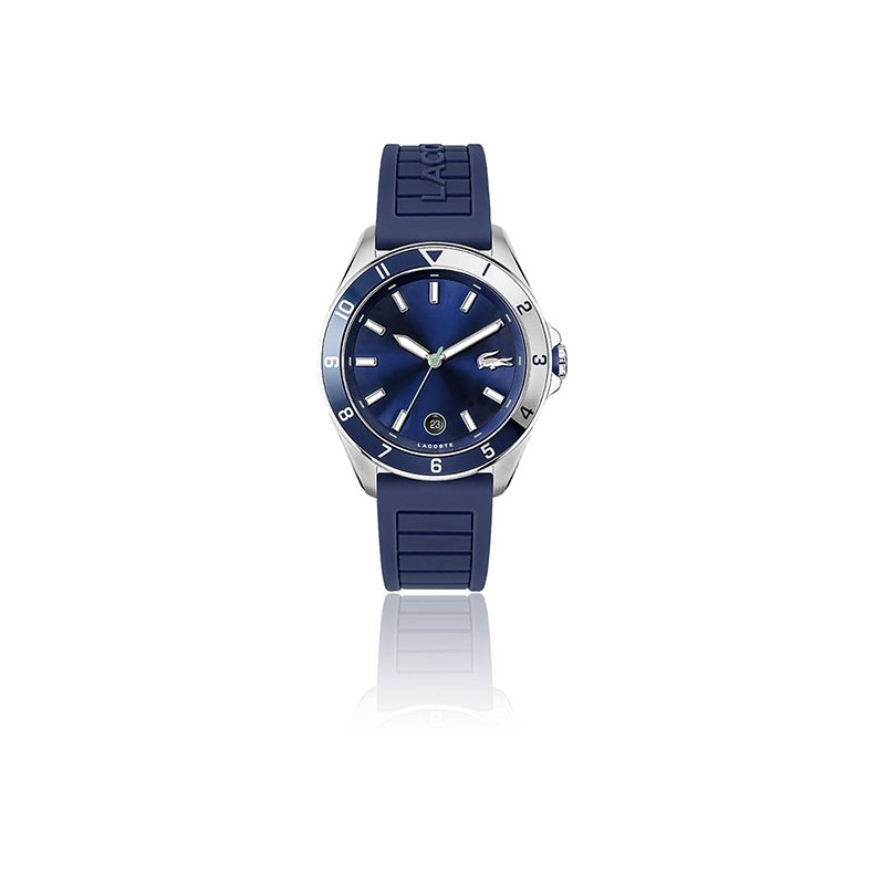 Montre Homme Lacoste Tiebreaker silicone bleu profond