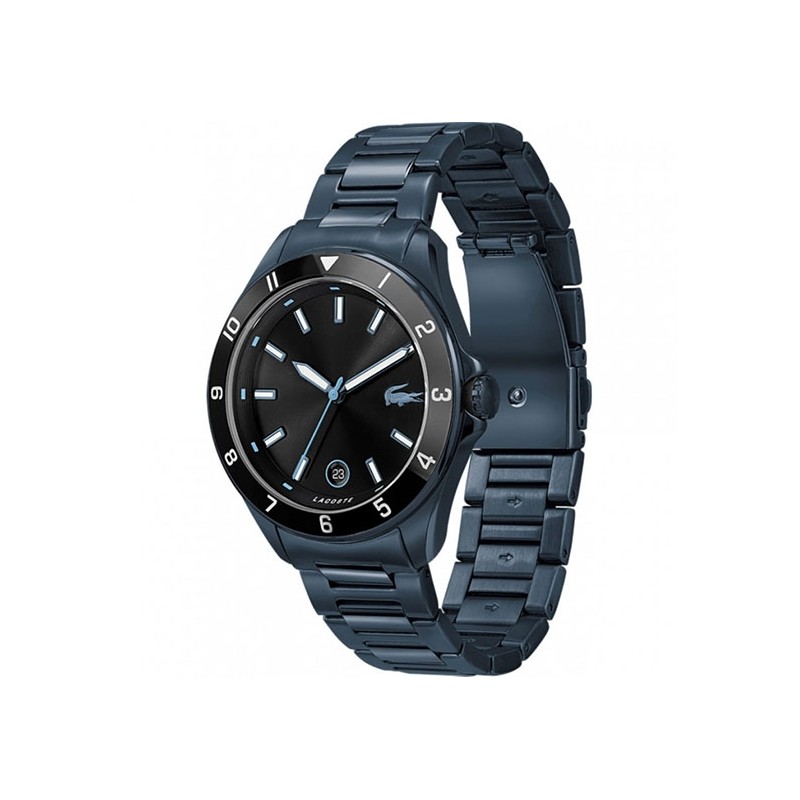 Montre Homme Lacoste Tiebreaker noire et bleu