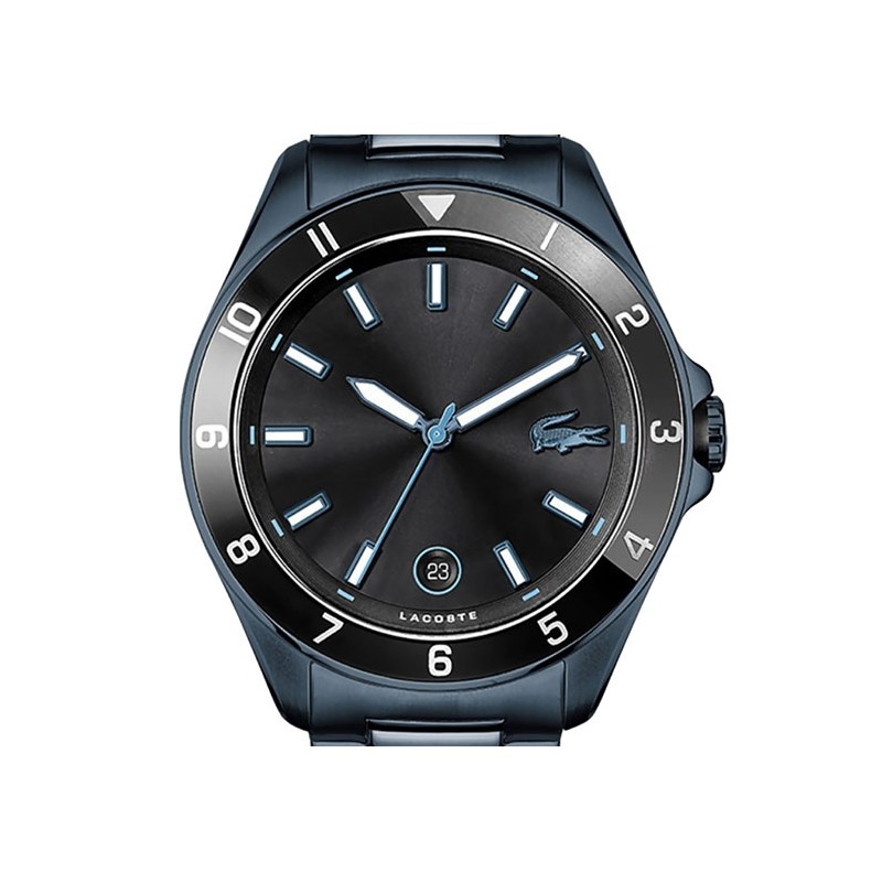 Montre Homme Lacoste Tiebreaker noire et bleu