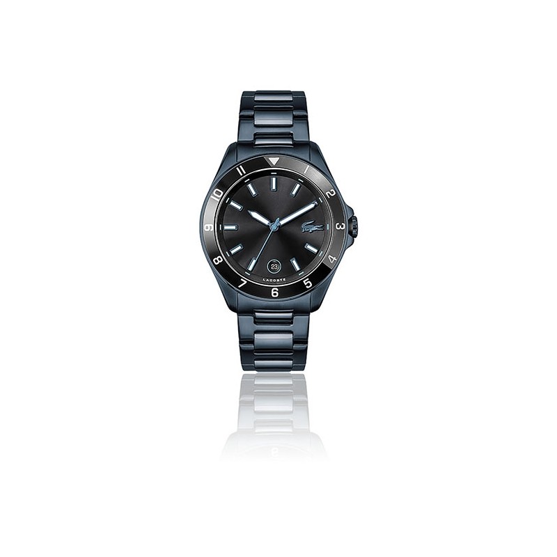 Montre Homme Lacoste Tiebreaker noire et bleu