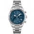 Montre homme boss acier argenté cadran bleu