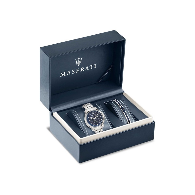 Coffret Maserati montre Successo  et bracelet acier