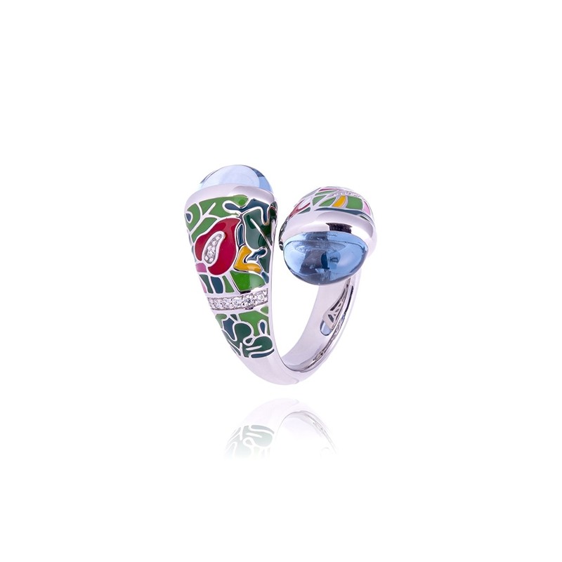 Bague Una Storia Jungle argent 925/000 