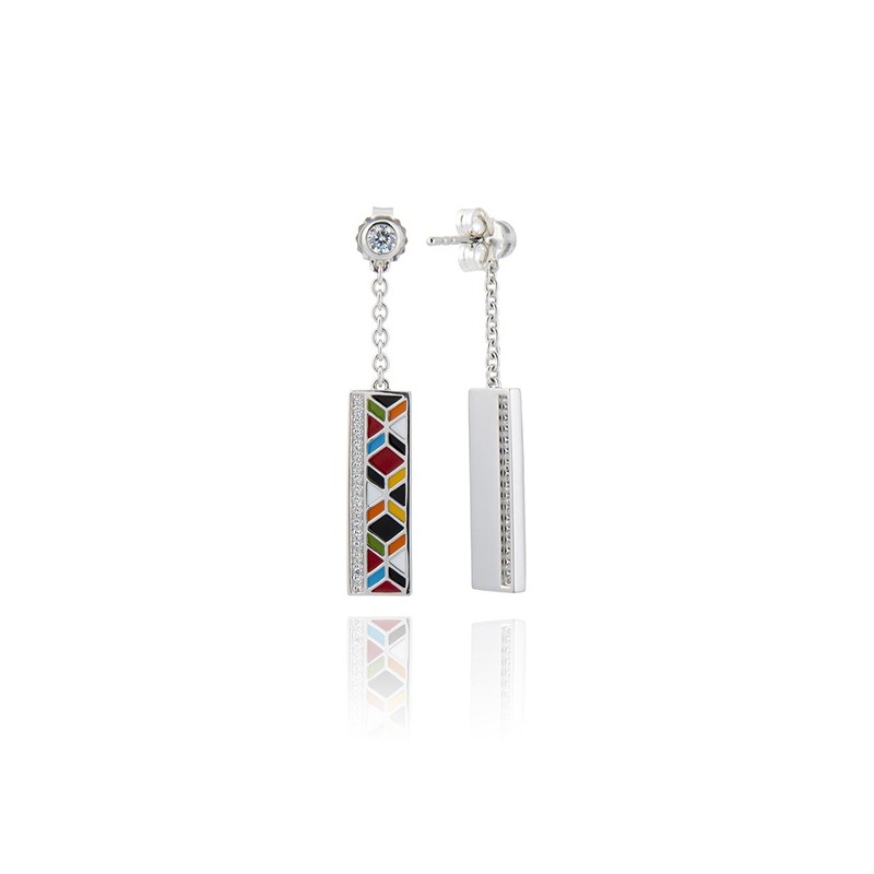 Boucles d'oreilles Una Storia Siena argent 925/000 