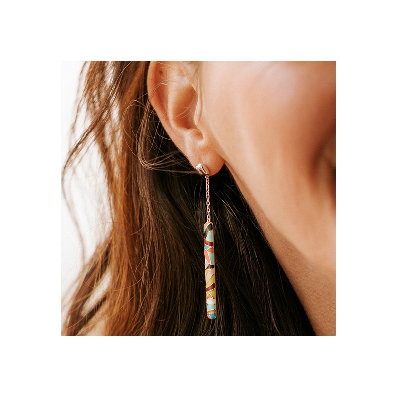 Boucles d'oreilles Una Storia Indie argent 925/000 