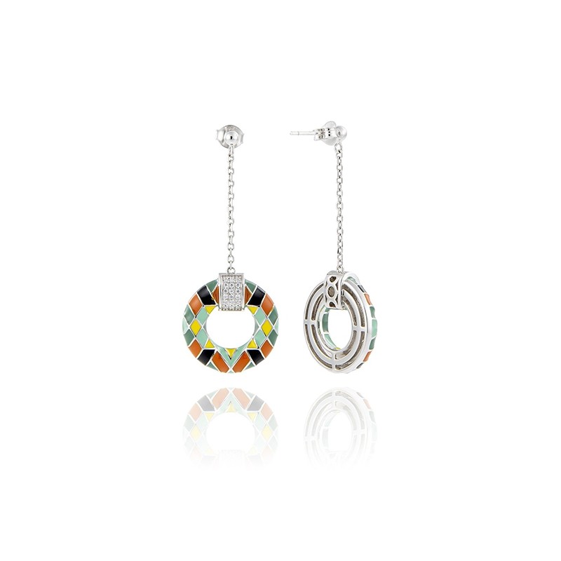 Boucles d'oreilles Una Storia Burano argent 925/000 