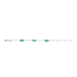 Bracelet argent et motifs turquoises