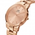 montre femme acier doré rose Daniel Wellington
