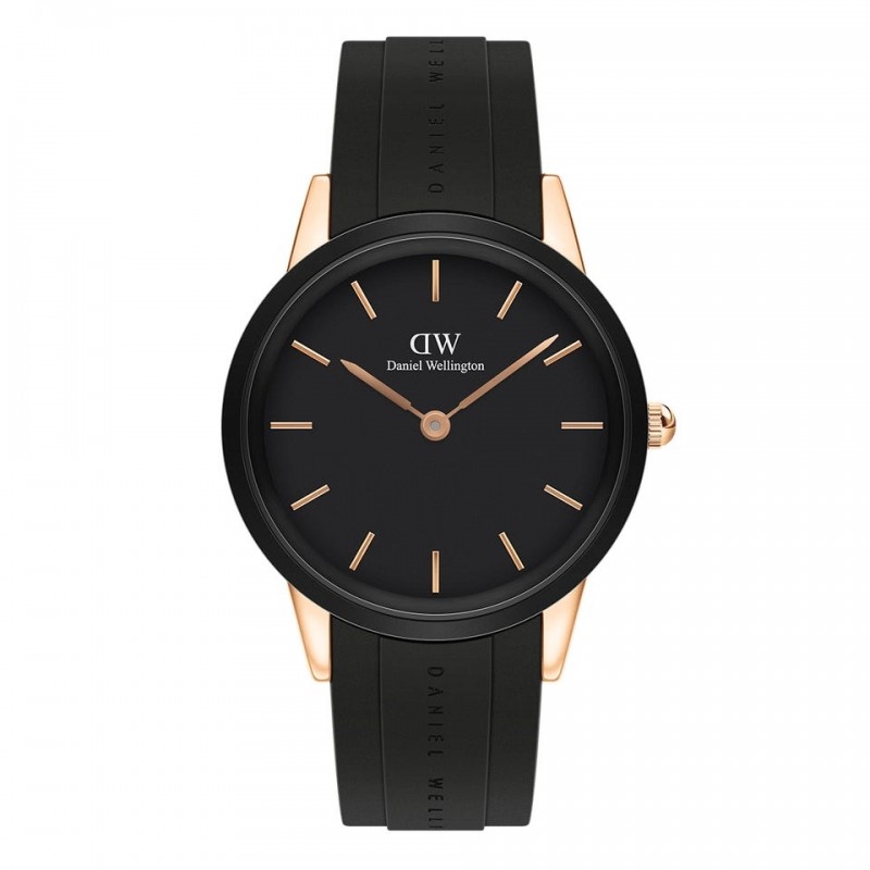 Montre Daniel Wellington acier doré et noir