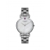Montre Lee Cooper femme bracelet argenté cadran blanc