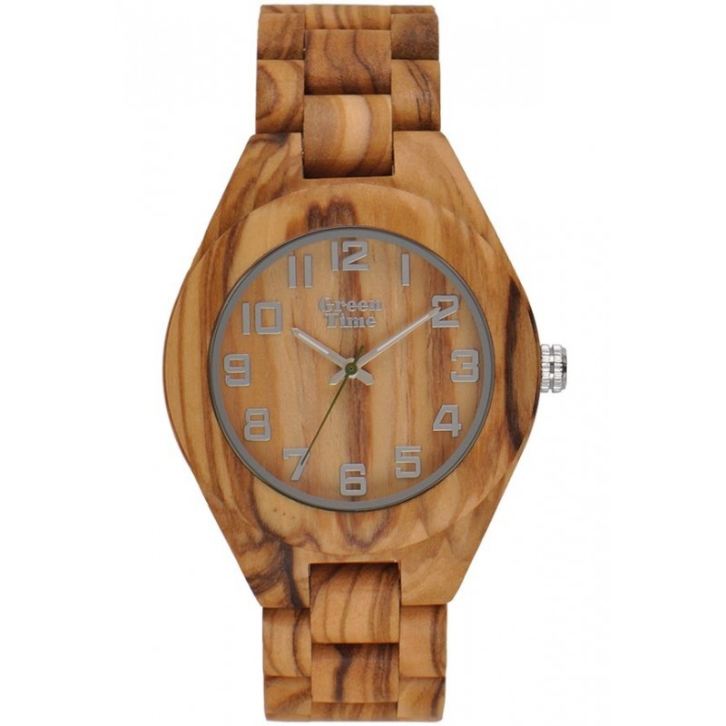 MONTRE GREEN TIME EN BOIS CLAIR