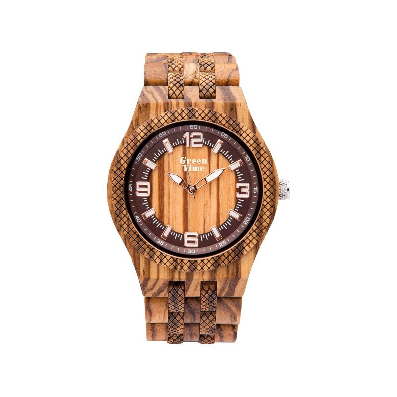 MONTRE GREEN TIME EN BOIS 